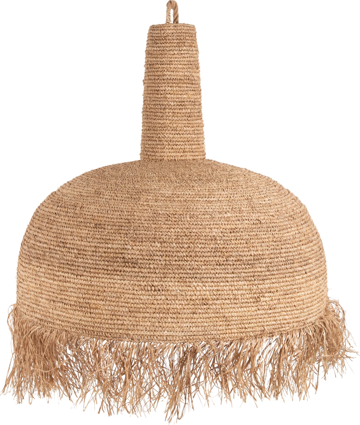 Llambë tavani varëse, fibra palme të tharë, natyrale, FH4032, 102x100cm