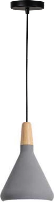 Llambë tavani Jedren, metal gri, D18x27cm