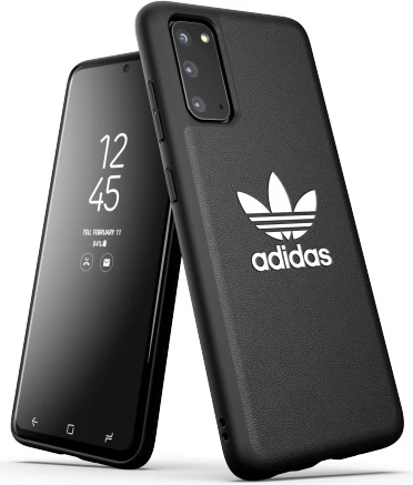 Mbështjellës Adidas OR Moulded Case për Samsung Galaxy S20, i zi