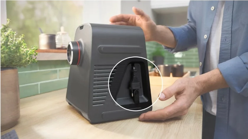 Mulli mishi Bosch Series 4 MFWS435B 1900W 2.5 kg/min me kthim të kundërt, e zezë/argjendtë