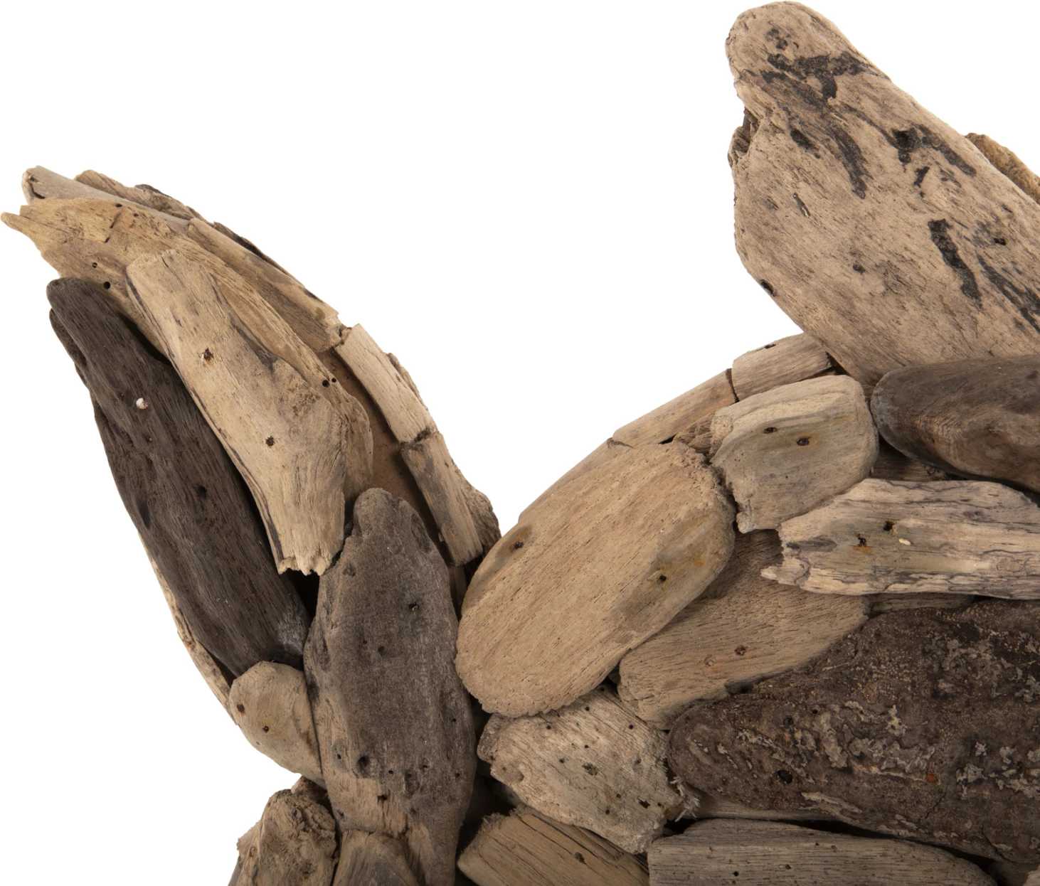 Dekor tavoline peshk, FH4271, dru natyral, 40x12x40 cm