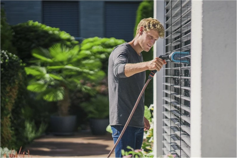 Pastrues grilash GARDENA 18850-20, për zorrë kopshti, i zi, gjelbër, gri, portokalli