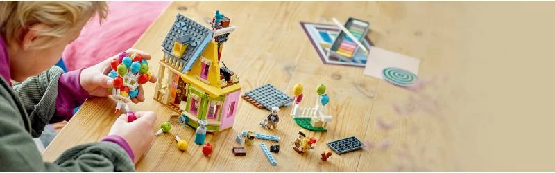 Set ndërtimi LEGO Disney 43217 Shtëpia e Carl-it nga "Up", shumëngjyrësh