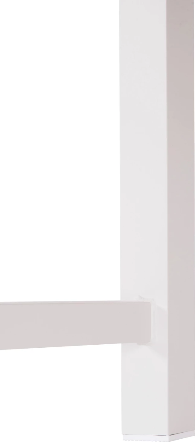 Tavolinë e jashtme alumini GOBAR FH6060.01 e bardhë me sipërfaqe tavoline si dru 240x105x75H cm