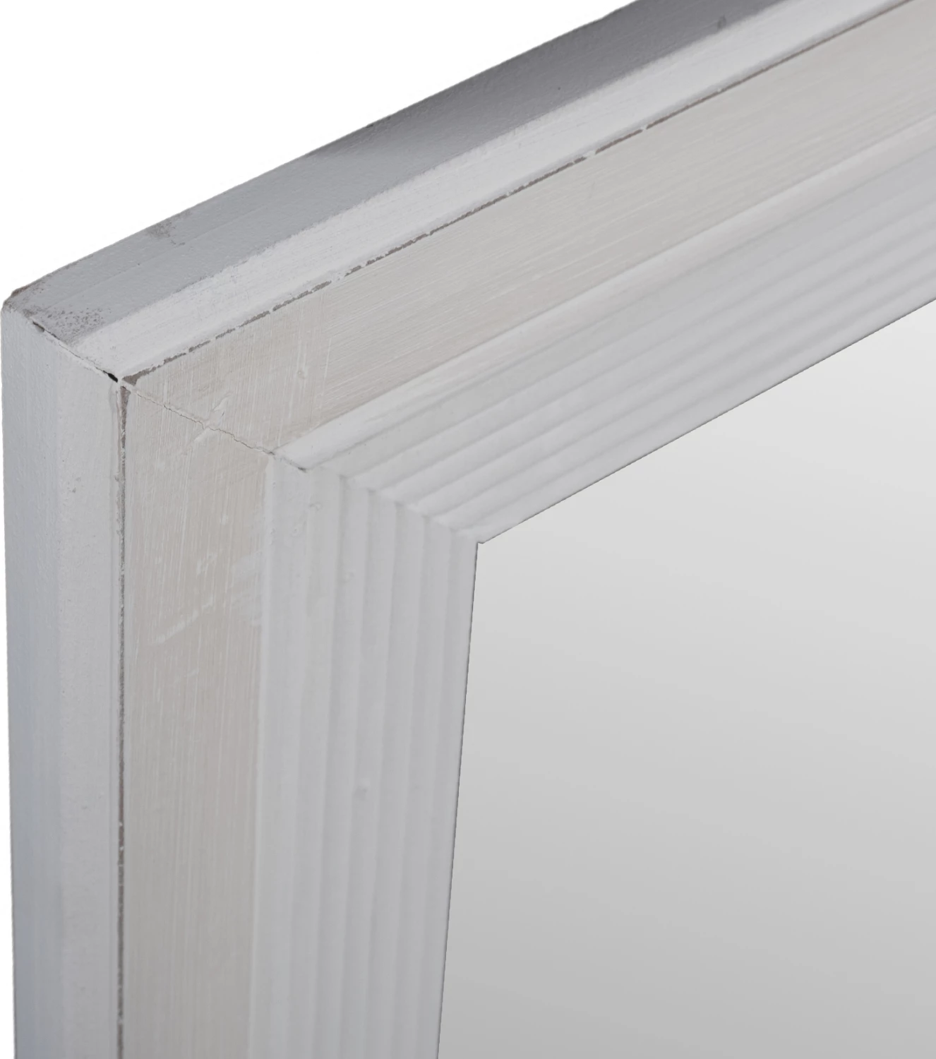 Pasqyrë FH7191, patinë e bardhë, 60x2x80 cm