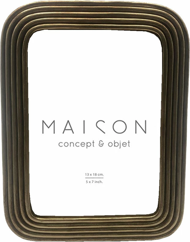 Kornizë fotografish Abel, polirezina, ngjyrë ari, 17x2x22 cm