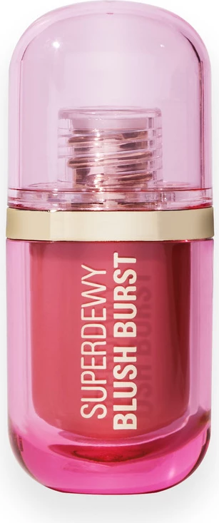 Revolution Superdewy Liquid Blush Burst - Strawberry Milkshake Cool Pink