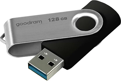 Pendrive Goodram UTS3, 128 GB, USB 3.2 Gen 1, e zezë