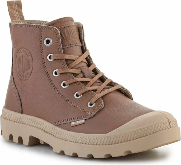 Çizme Palladium Pampa Zip Lth Ess U, për meshkuj dhe femra, ngjyrë kafe