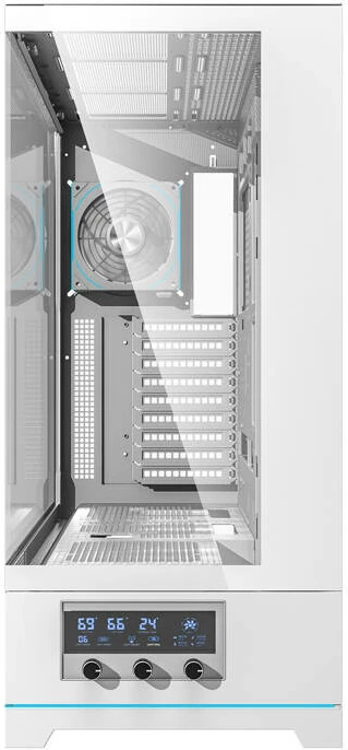 Kasë Darkflash DY451L PRO, Big Tower, ARGB, 1 ventilator, e bardhë