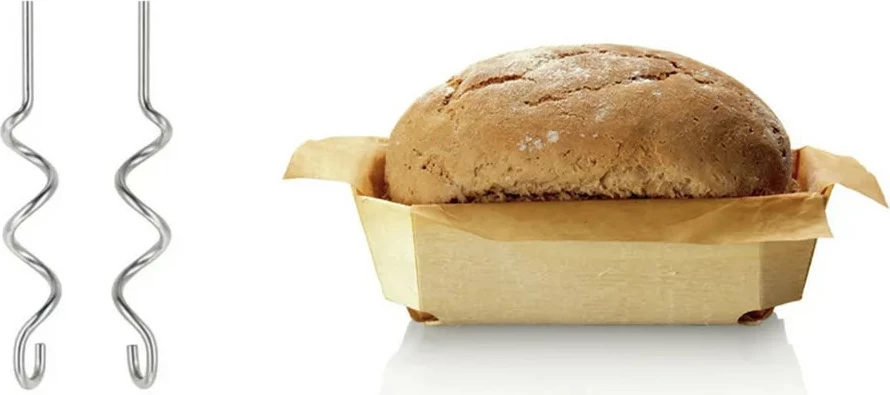 Mikser dore, Bosch MFQ24200, 400 W, 4 shpejtësi + Turbo, i bardhë, me 2 rrahëse dhe 2 kuka brumi