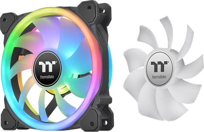 Ventilator kasë Thermaltake SWAFAN 14 RGB Radiator Fan 3 copë, 140mm, i zi