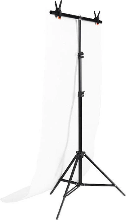 Mbështetës sfondi për studio fotografike Puluz DCA0976 me 2 sfonda, 70x200cm, i bardhë dhe i zi
