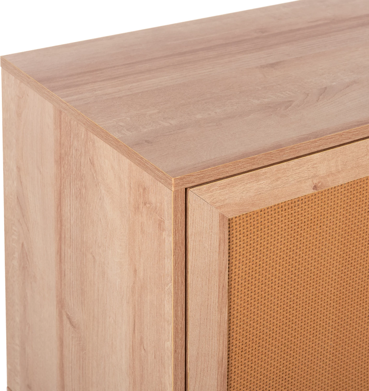 Bufe melamine me dyer prej ratani sintetik FH9220.11 120Χ39Χ70Hcm