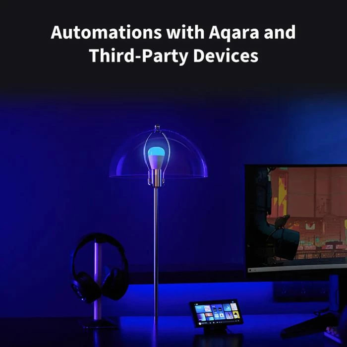 Llambë LED smart AQARA T2 LB-L03D, GU10 RGB CCT, 4.9W 450lm, 1 copë, e bardhë