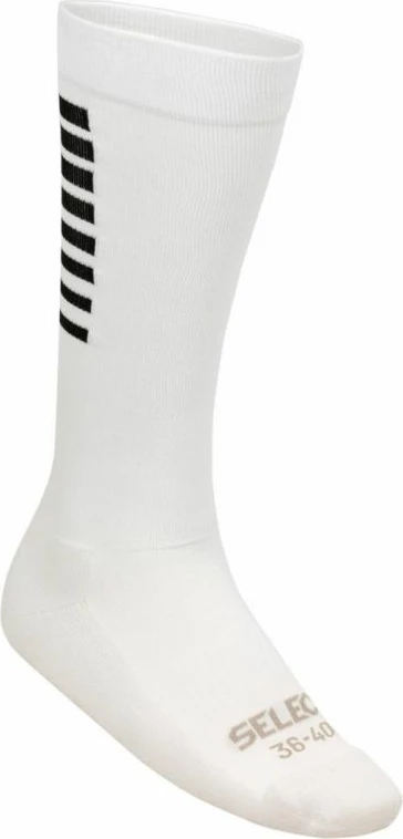 Çorape të gjata futbolli Select, të bardha
