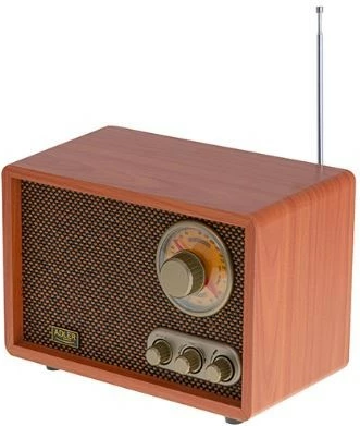 radio Adler AD1171 AM/FM, Bluetooth, rregullim bas/treble, stil retro, kafe