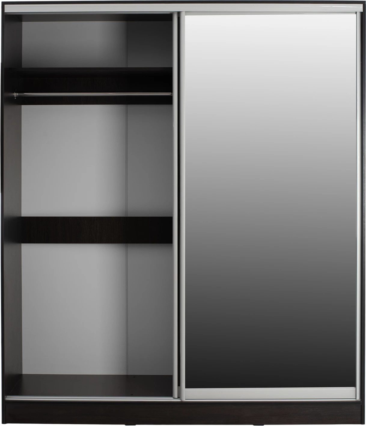 Dollap me dyer rrëshqitëse, ngjyrë wenge, FH2437.02, 180x60x210 cm