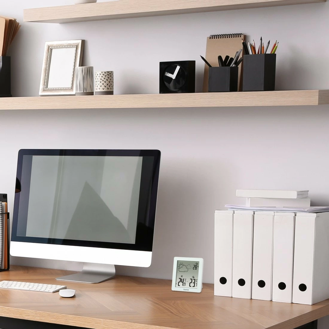 Stacion moti Hama Zakynthos White, me sensor pa tela, i bardhë