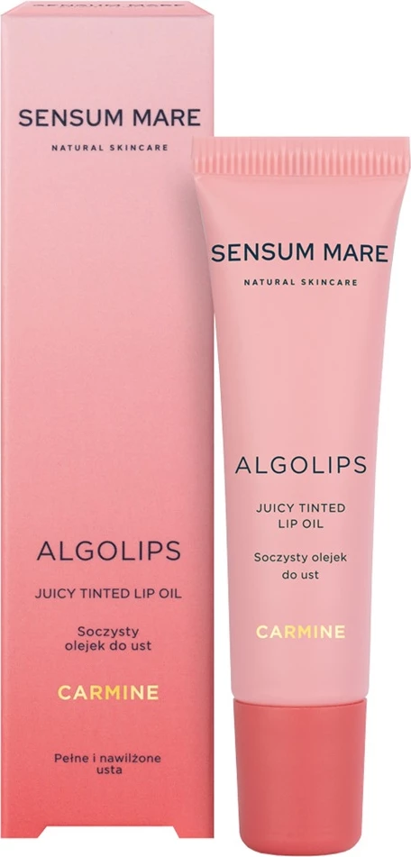 Vaj për buzë Sensum Mare Algolips Juicy Carmine për femra, 10ml