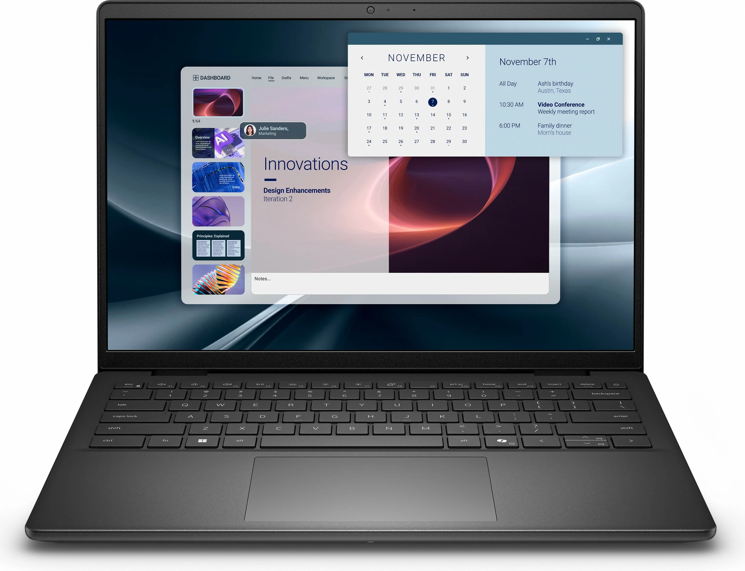 Kompjuter Dell Pro 14 Essential PV14255, AMD AI5 330, 16GB, 512GB SSD, 14 FHD+, e zezë