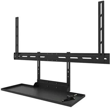 Raft videobar/raft tastiere Neomounts AV40-500BL, për ekrane 43-110″, VESA 200x200-800x800, ngarkesë 2.5 kg, çelik, zi