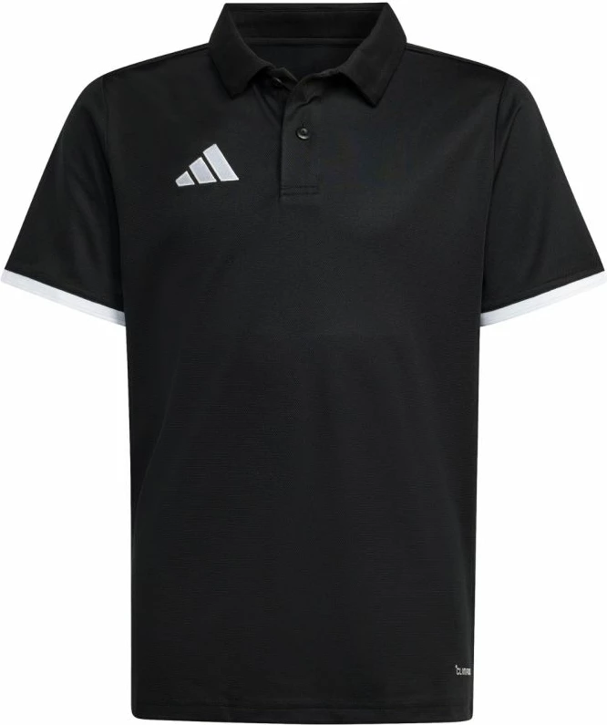 Maicë polo për fëmijë adidas, e zezë