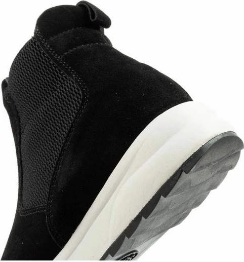 Çizme të shkurta lëkure për femra Scholl, të zeza