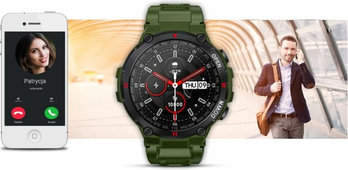 Smartwatch Giewont, e gjelbër