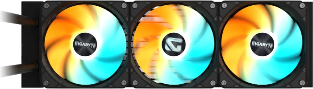 Ftohës uji AIO për procesor GIGABYTE GME 360, radiator 360mm, 3x120mm ARGB, i zi