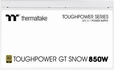 Kasë energjie Thermaltake ToughPower GT 850W Gold Modular ATX3.1 Snow, e bardhë