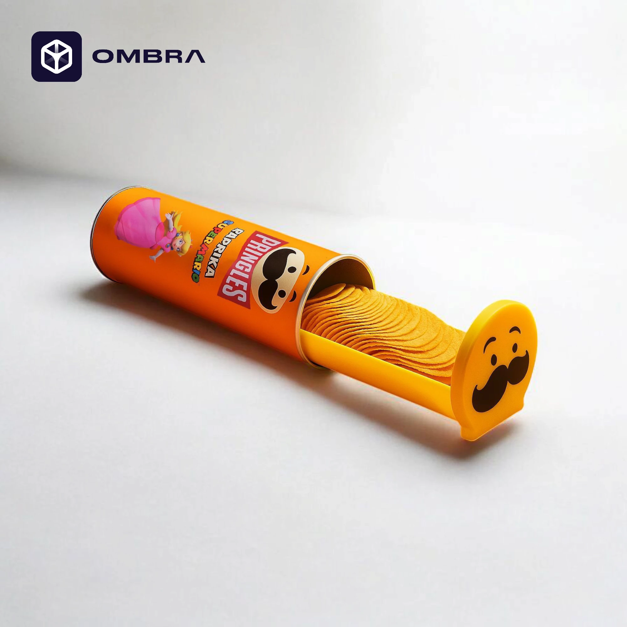 Mbajtëse për snacks (Pringles Trail Original), e verdhë