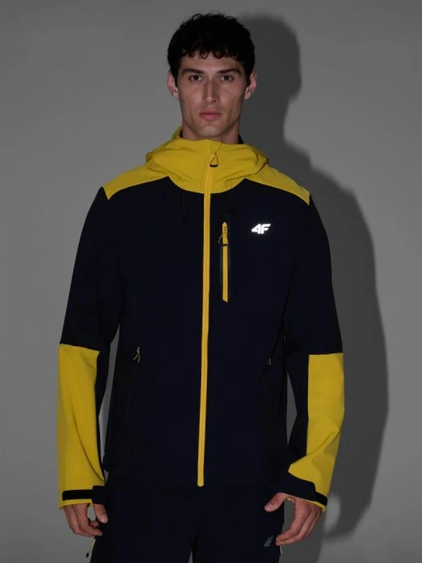Jakne softshell për meshkuj 4F, e zezë