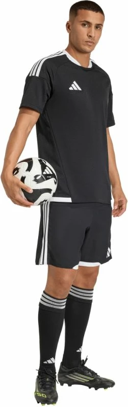 Fanellë futbolli për meshkuj adidas, e zezë dhe e bardhë