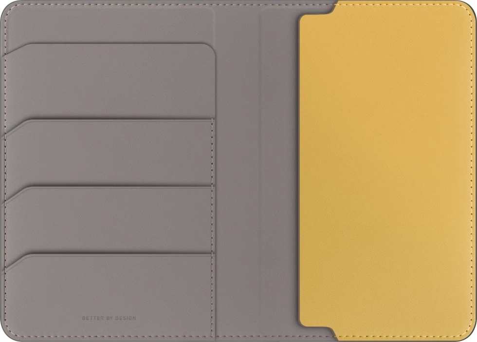 Mbështjellës pasaporte UNIQ Belmont, RFID blocking, Gri/Verë