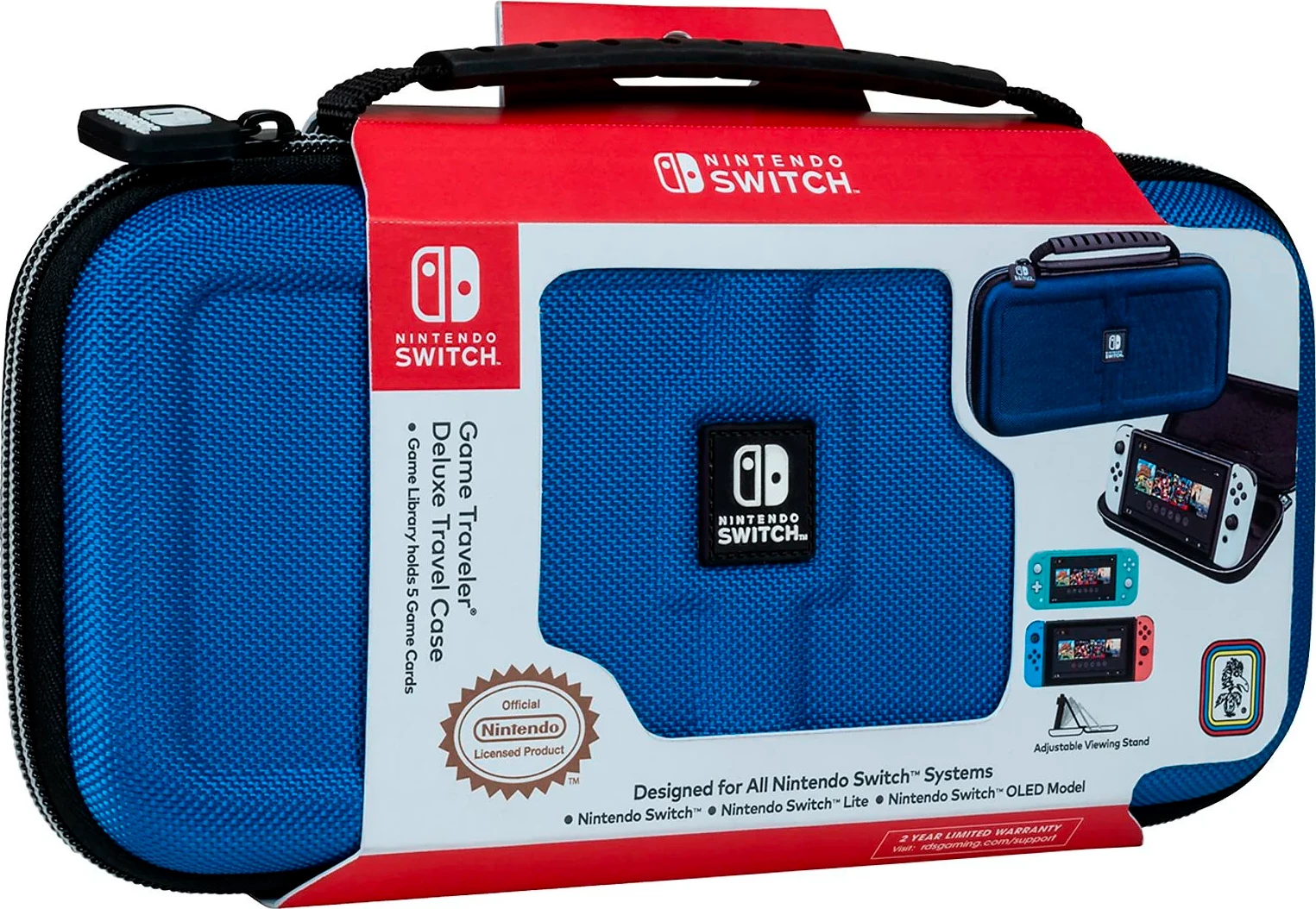 Mbështjellës Nintendo Switch Official, kaltër