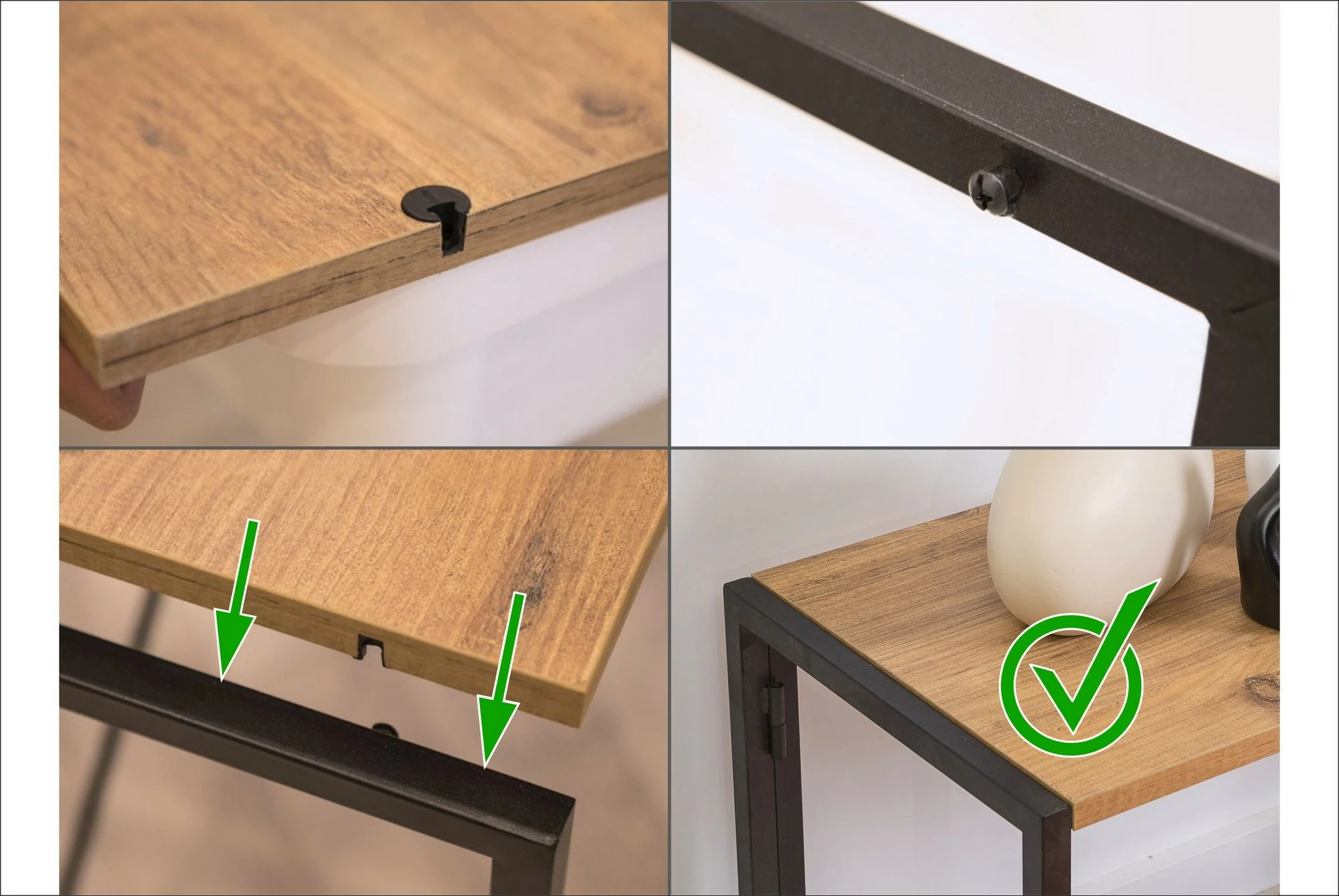 Komodë TV Skye Decor, Sky Rafix, ngjyrë Atlantic Pine dhe e zezë