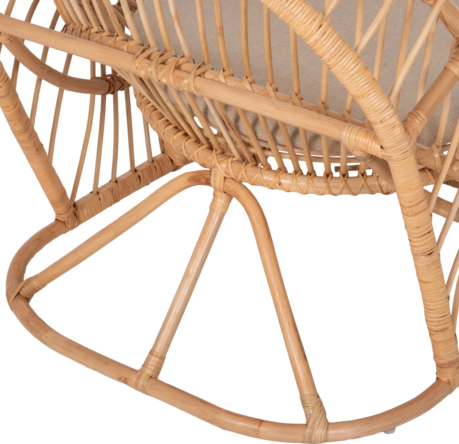 Karrige Entropy FH9840.01, ratan natyral, jastëk krem, 80x97x85H cm