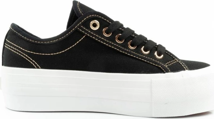 Atlete platforme për femra Lee Cooper, të zeza me të arta