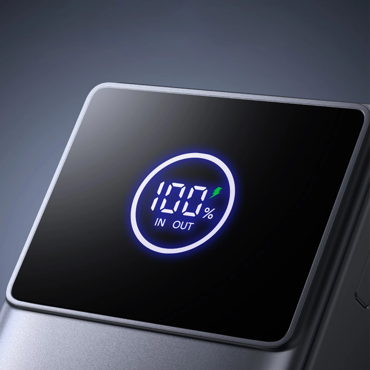 Powerbank Joyroom JR-PR1, 10000mAh, me kabllo USB-C të integruar, 22.5W, E zezë