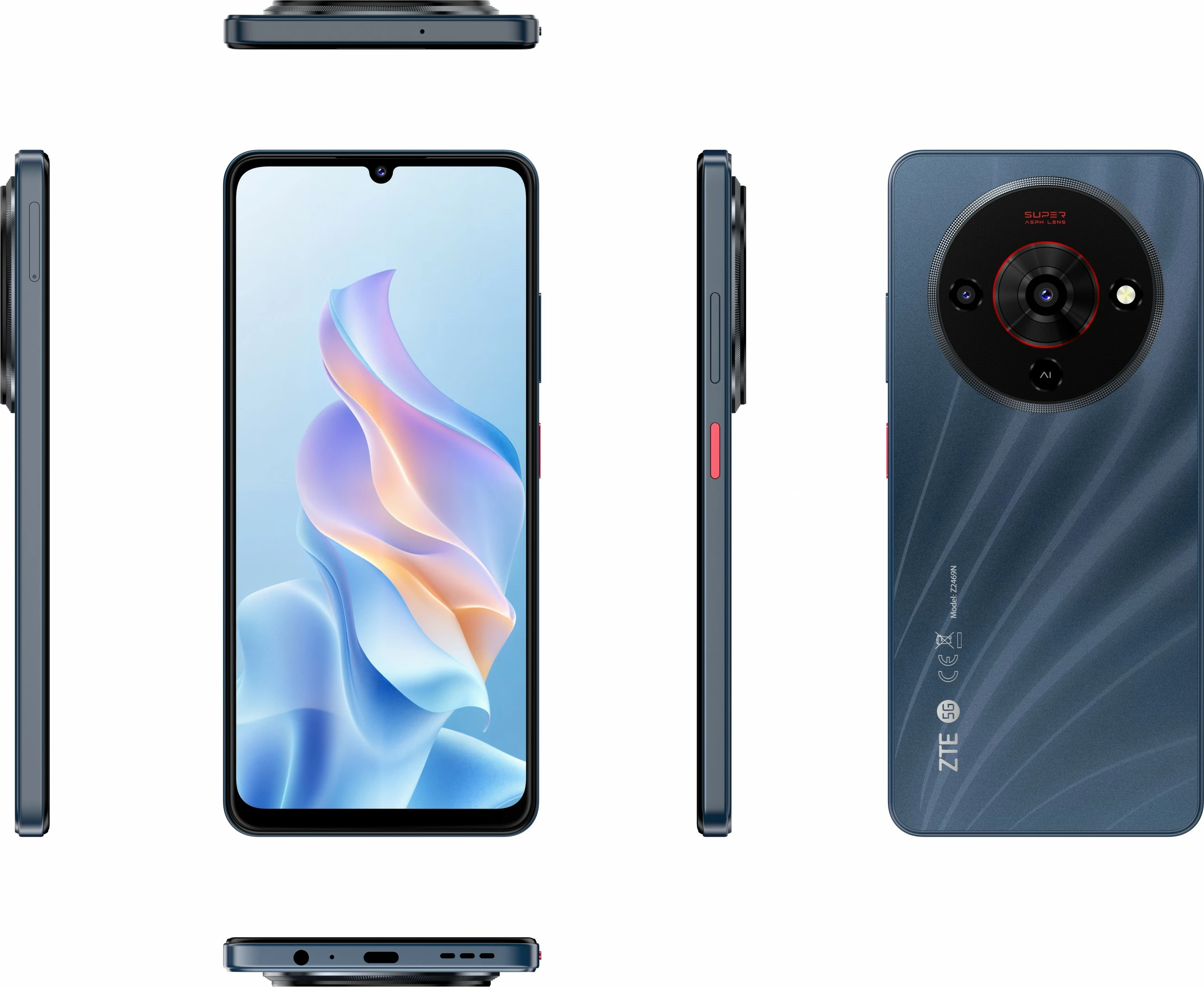 Celular ZTE Blade A76 5G, 6GB RAM, 128GB, i zi