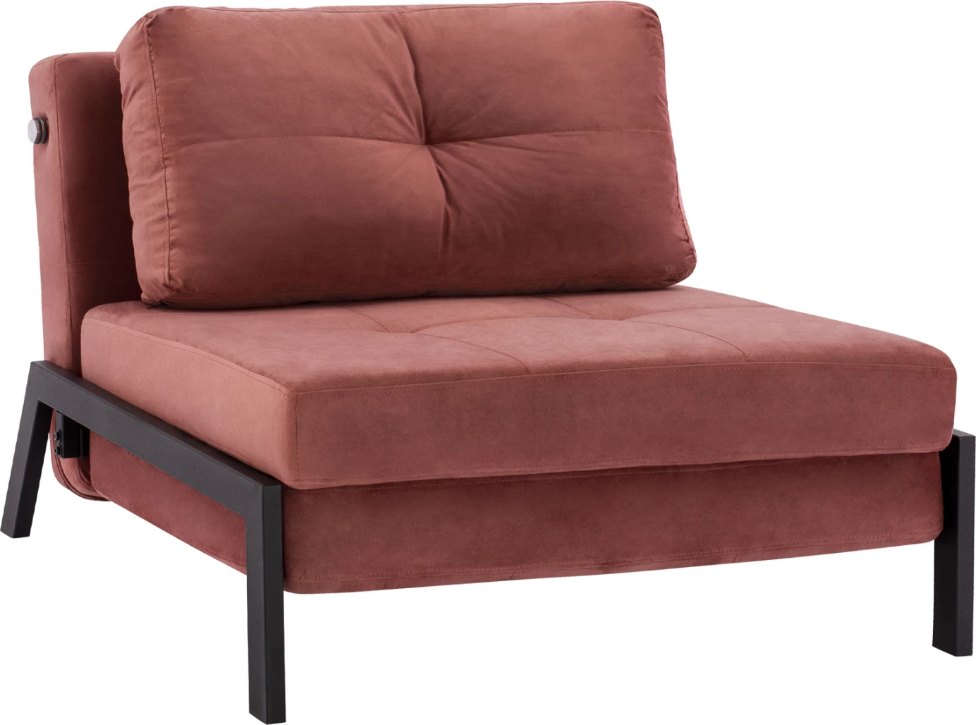 Karrige-shtrat CONSTANCE, kadife rozë e zbehtë, FH3078.12, 95x92x66 cm