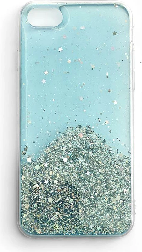 Mbështjellës Wozinsky Star Glitter për Samsung Galaxy A30, kaltër