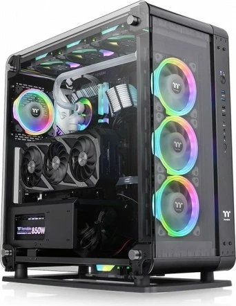 Kasë Thermaltake Core P6 Tempered Glass, Big Tower, e zezë