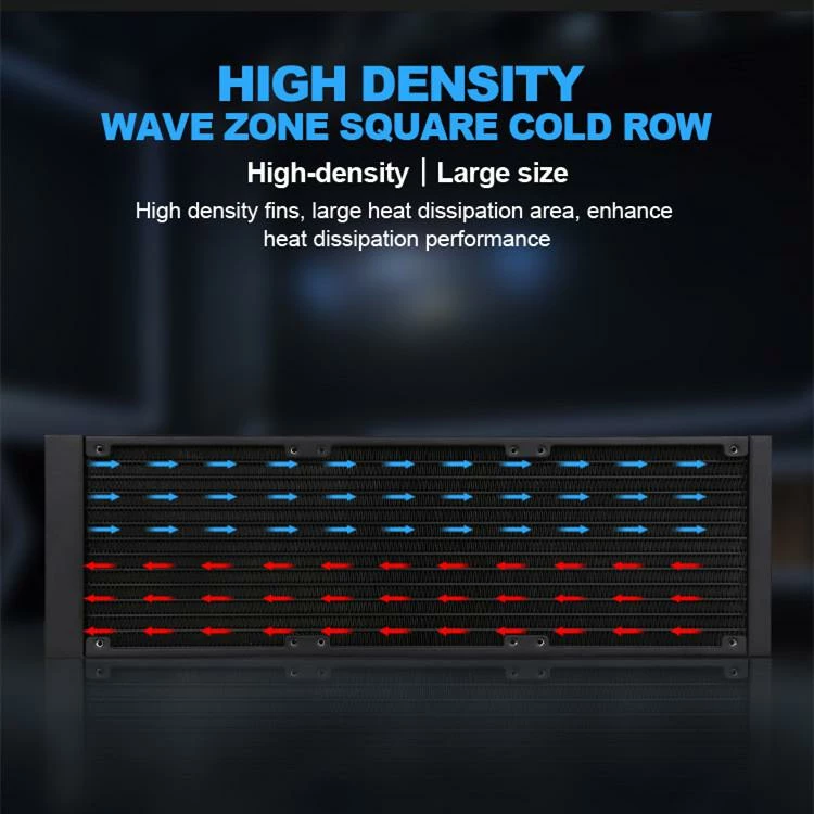 Ventilator Ftohës Me Ujë Për Kompjuter SAMA PS360mm black (Zezë)