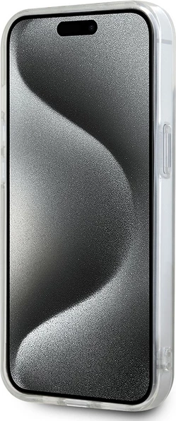 Mbështjellës DKNY IML Checkered Mono Pattern & Printed Stripes MagSafe për iPhone 15/14/13, bezhë