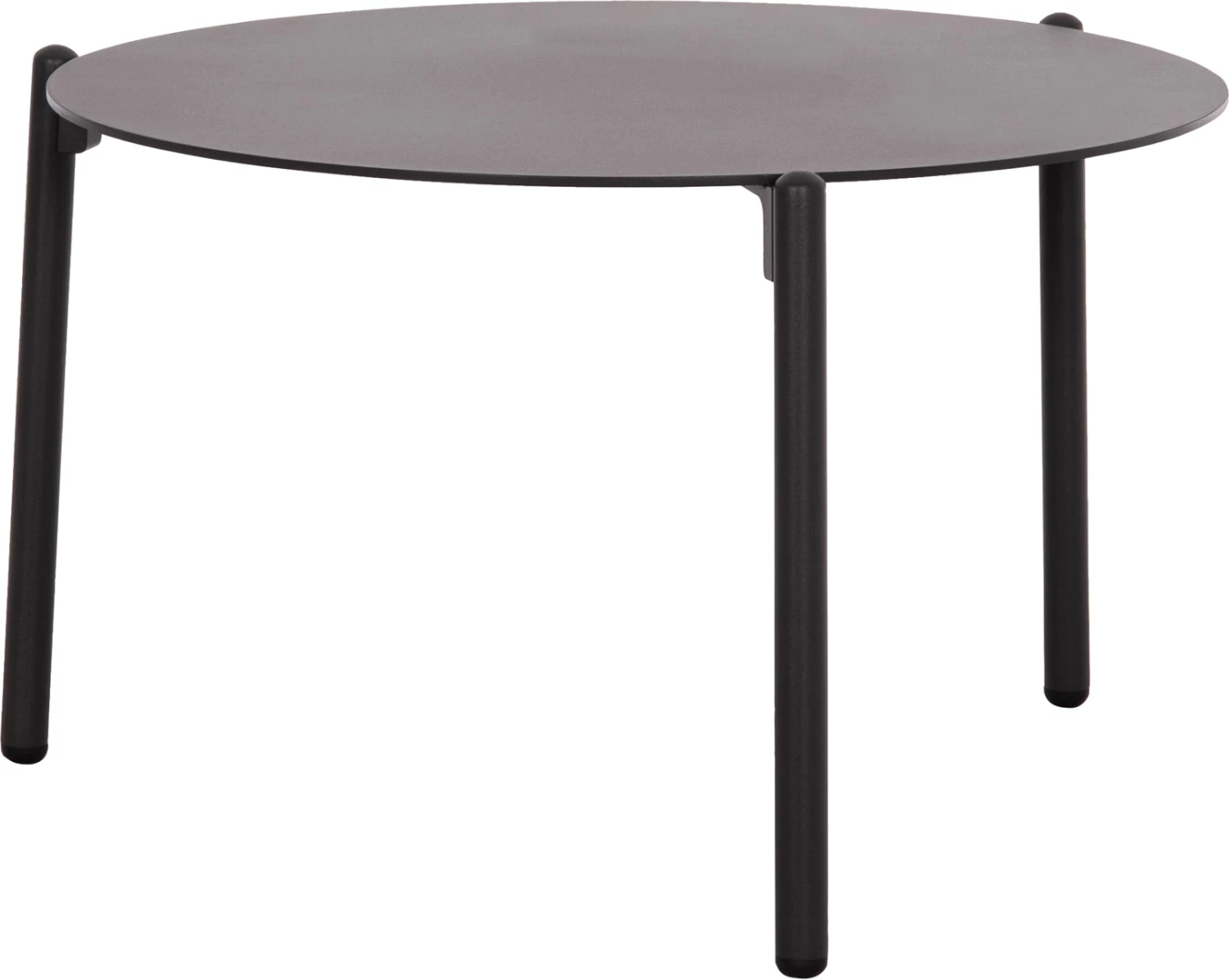 Tavolinë anësore alumini, ngjyrë qymyr, ALBERTA CD6357.02, 62.5x62.5x38 cm