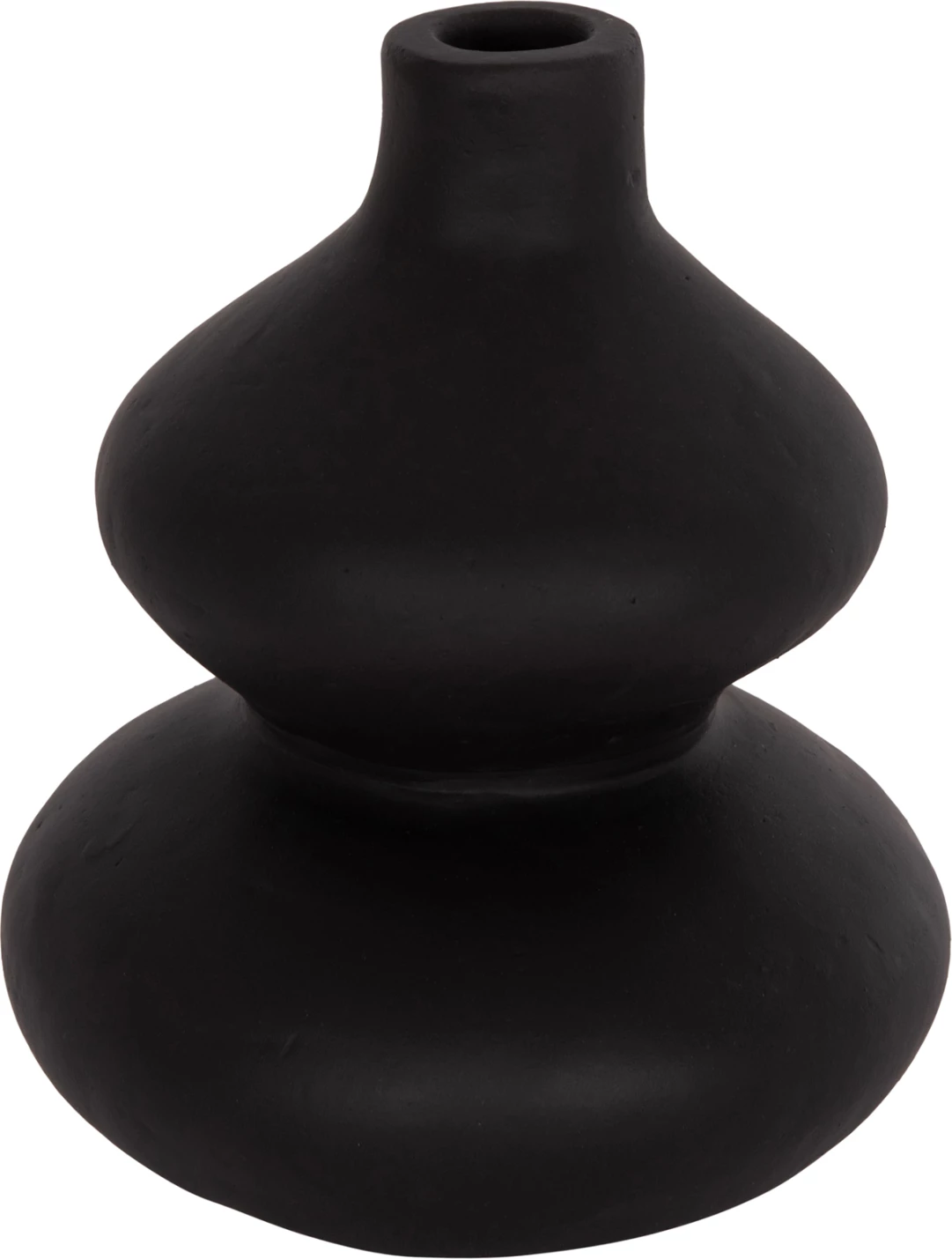 Vazo dekorative tavoline CHELIN, terrakotë e zezë, FH4670S, 20x25cm