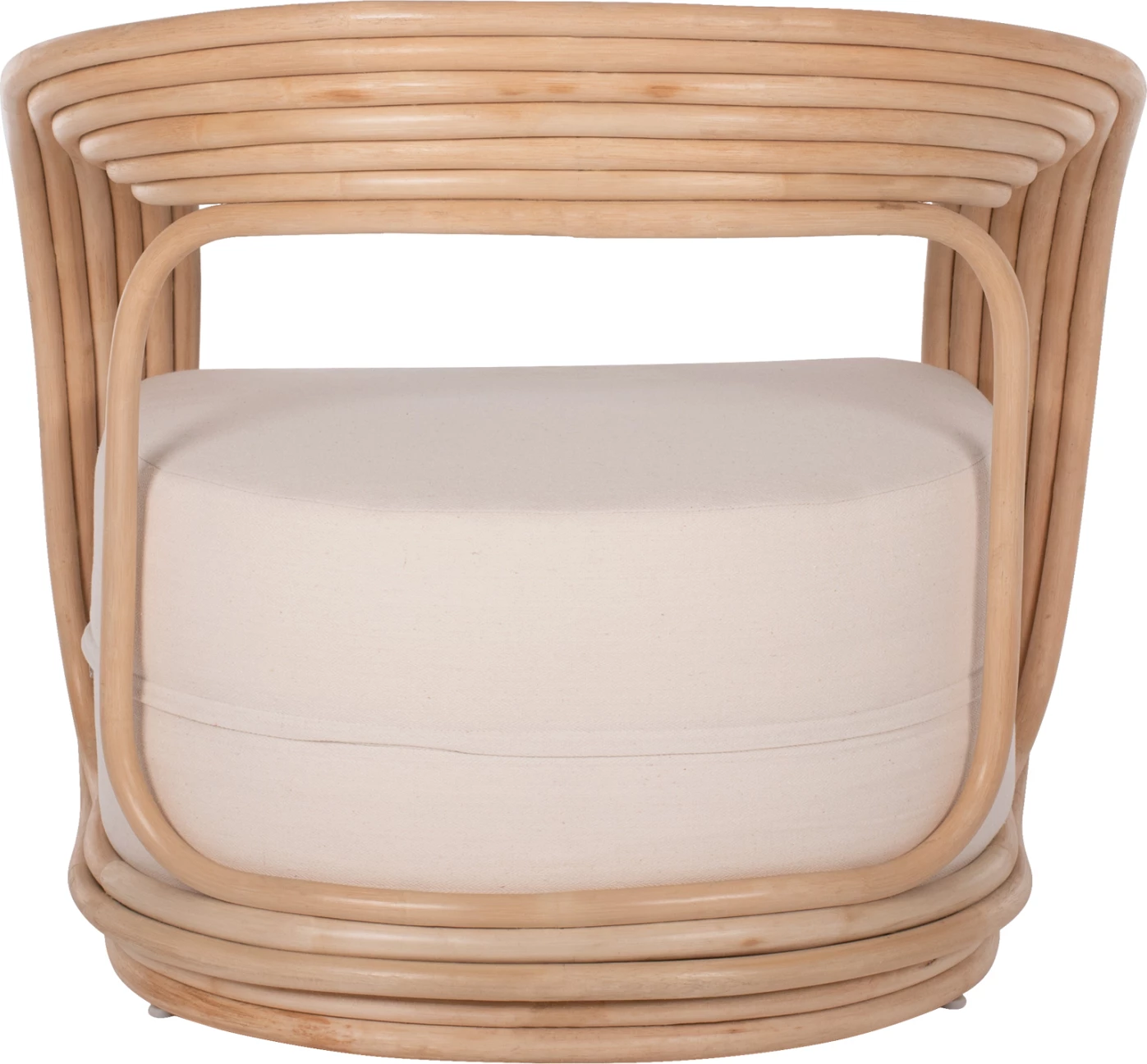 Karrige DUCHESS prej ratanit me jastëk të madh FH9478 81x59x70 cm