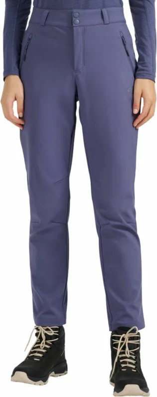 Pantallona softshell për femra 4f, të kaltërta
